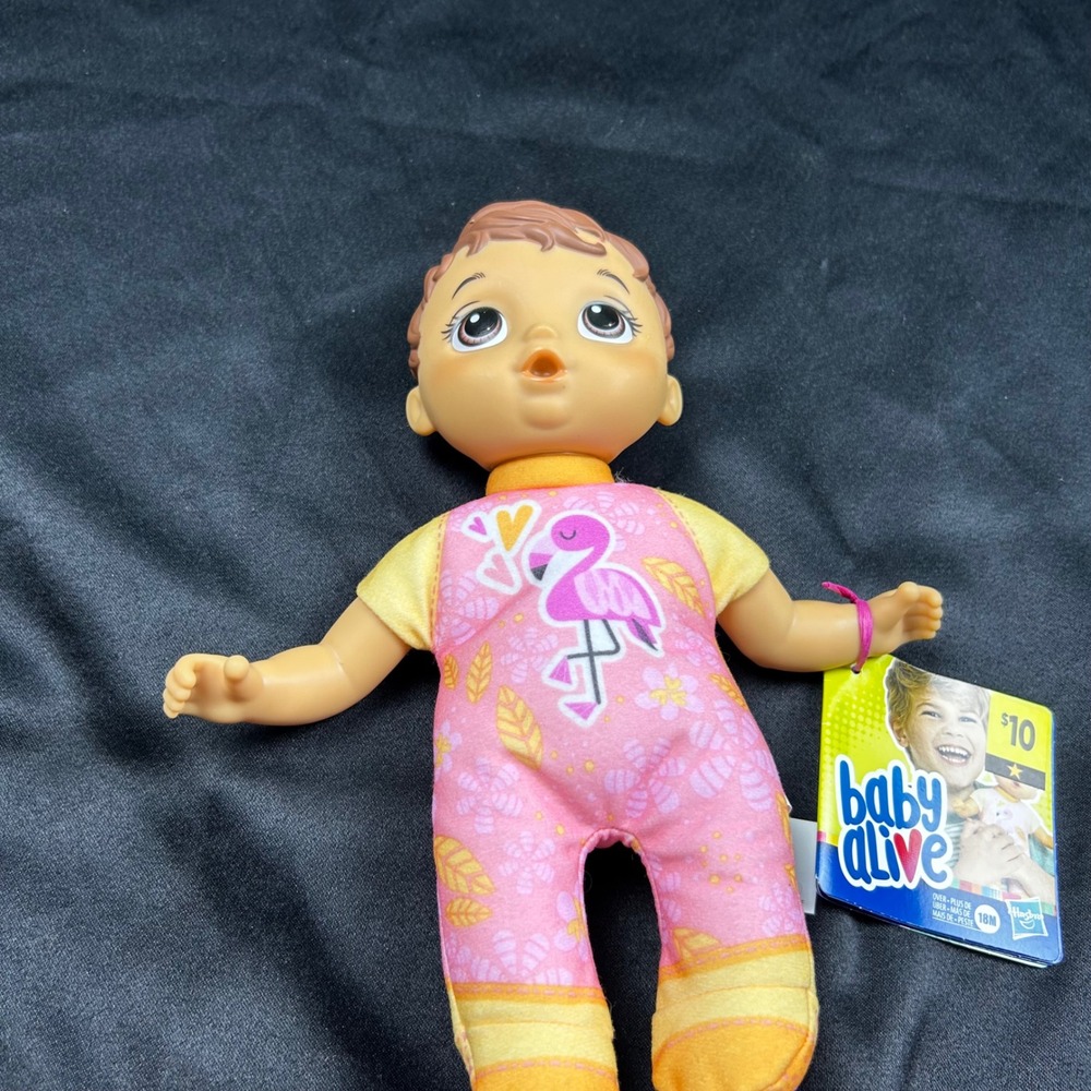 Hasbro Baby Alive Glo Pixies Minis Pink Flamingo Floral Doll F3550 NWT